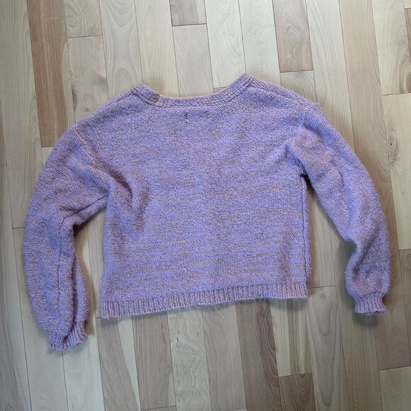 Pieces Women's Purple and Pink Cardigan - Picture 8 of 8